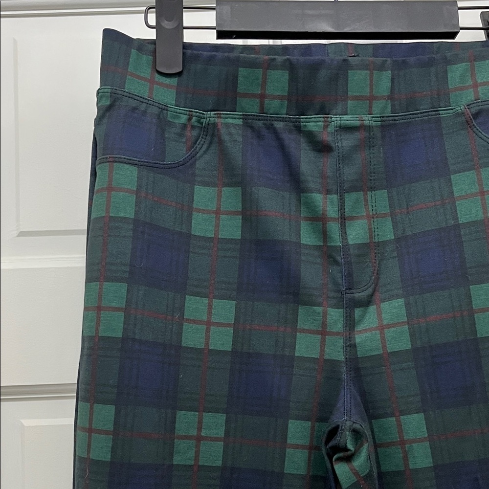 Sanctuary x Anthropologie Green Plaid Leggings - Size Medium